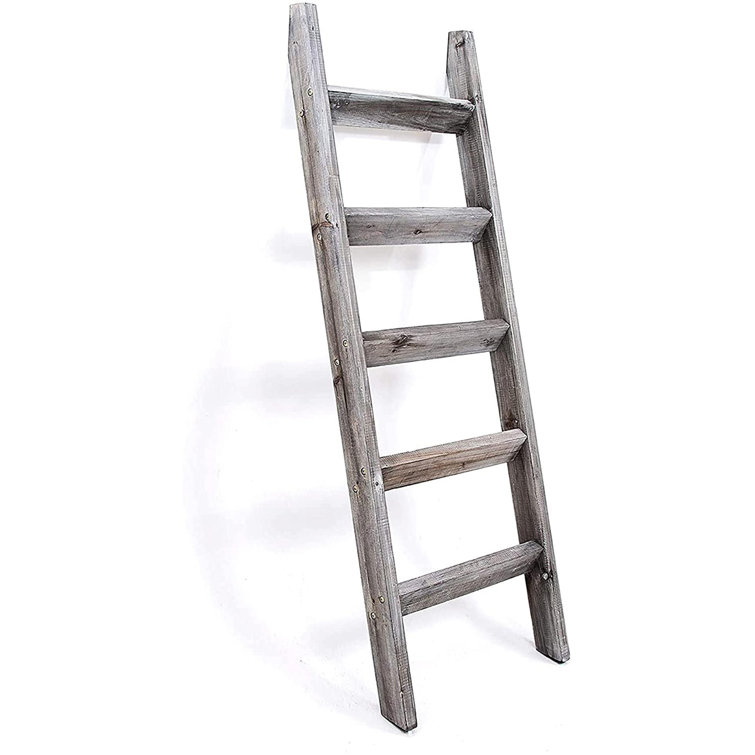 Distressed best sale blanket ladder